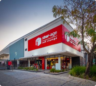 A Stor-Age self-storage facility store front in Pretoria